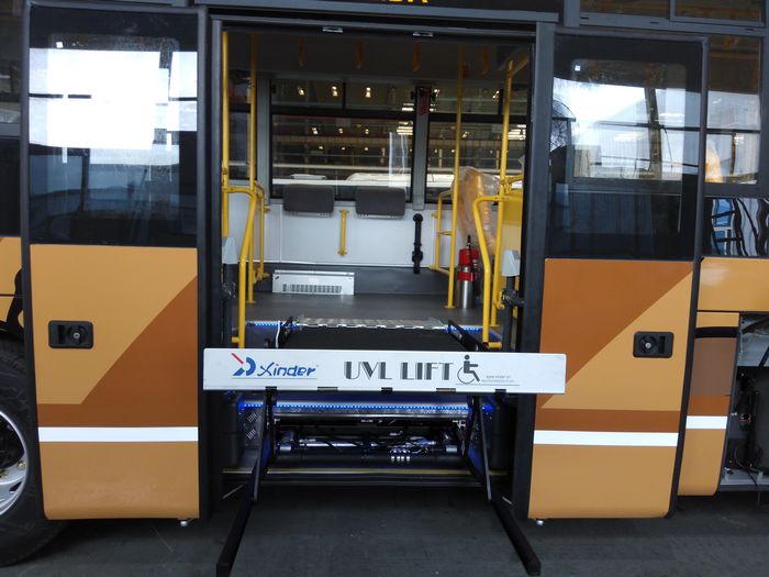 UVL-700/1300 Wheelchair Lift (in bus step)